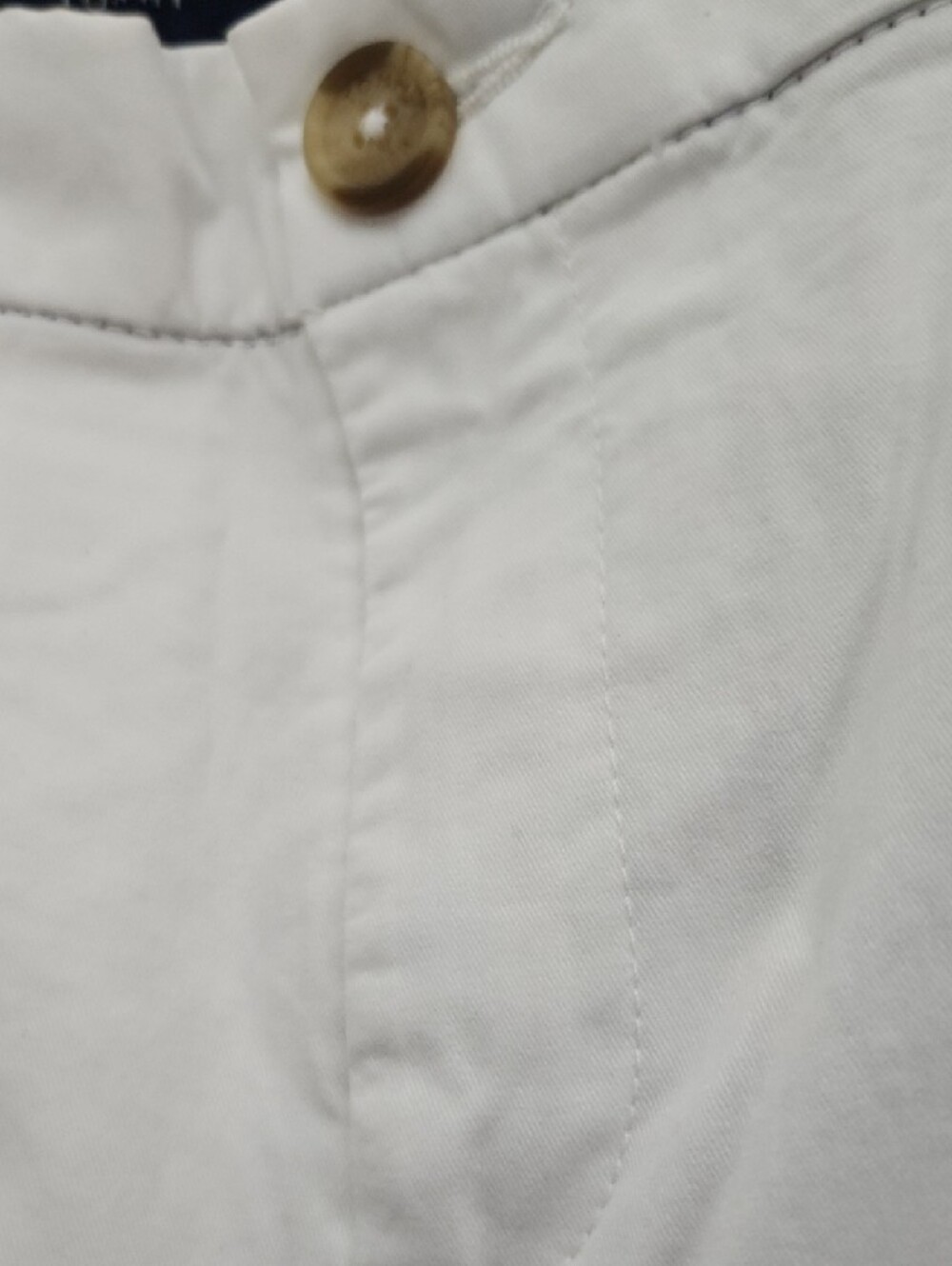 Tommy Hilfiger Women's White Roll Cuff Chinos - Picture 3 of 6